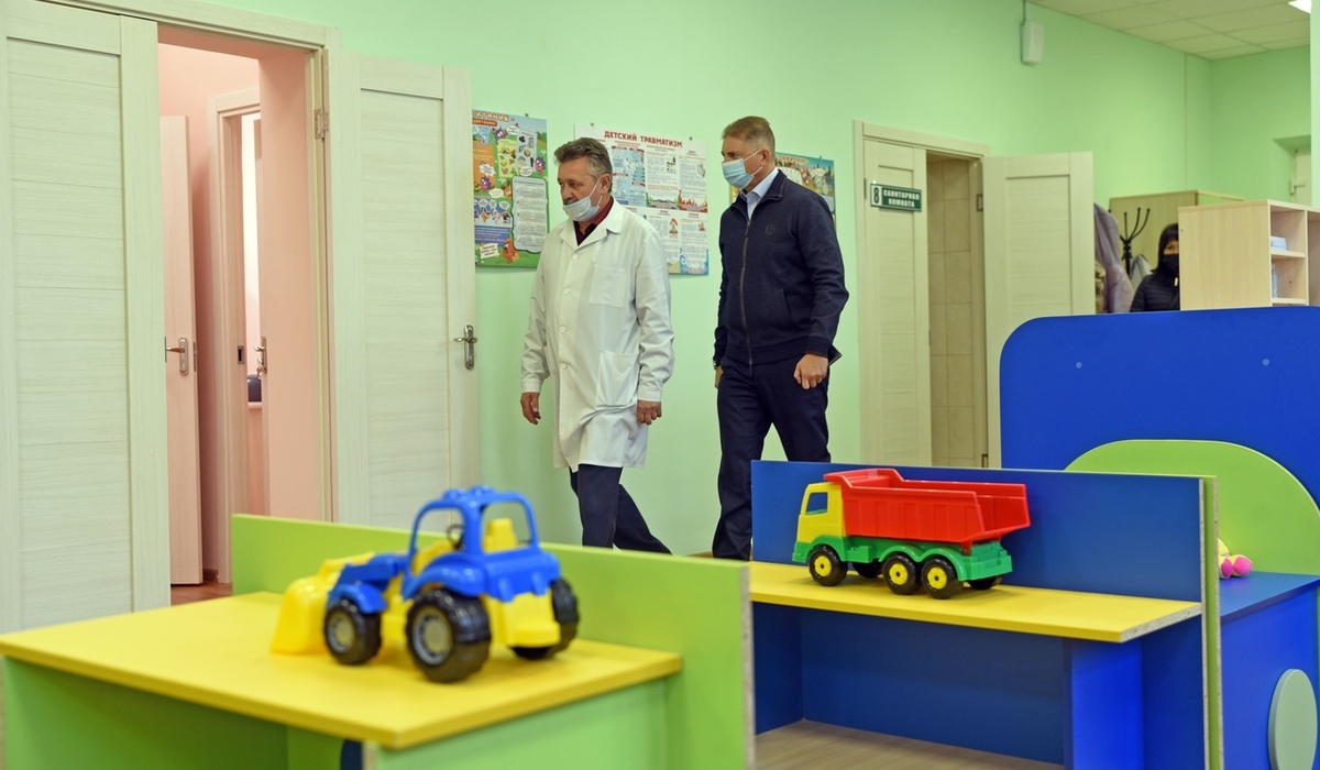 Детское отделение курской больницы отремонтировали за два месяца
