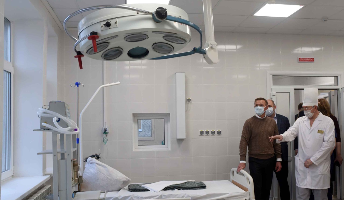 В Курске отремонтировали детскую поликлинику и родильный стационар клинической больницы №4
