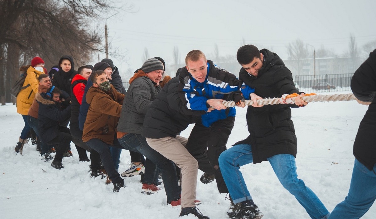 В Курске состоялись традиционные «Зимние забавы»