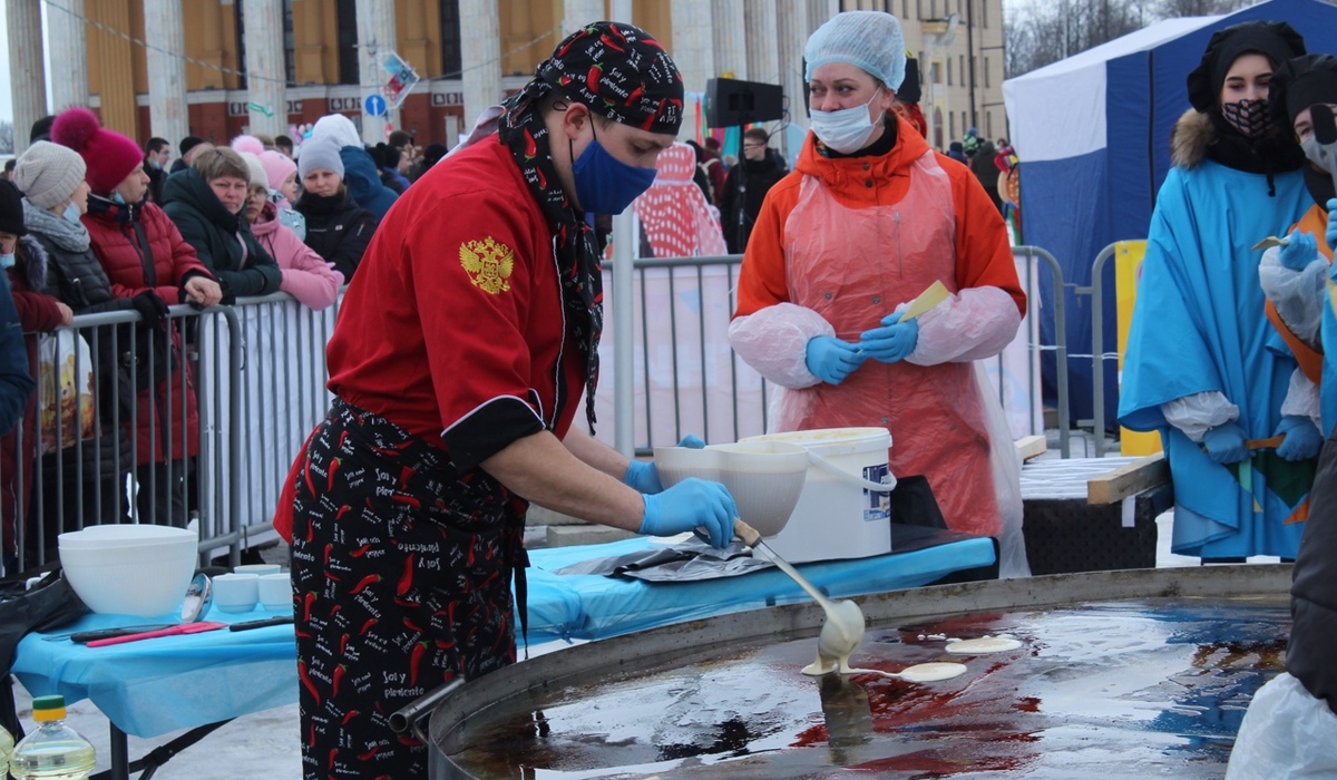В Петрозаводске 14 марта побили курский рекорд по приготовлению оладий