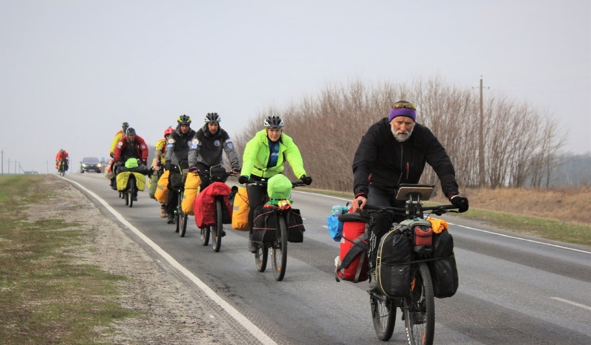 Через Курскую область на велосипедах проехали участники Всероссийской экспедиции