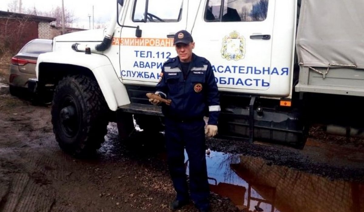 В Курской области нашли миномётную мину времён Великой Отечественной войны