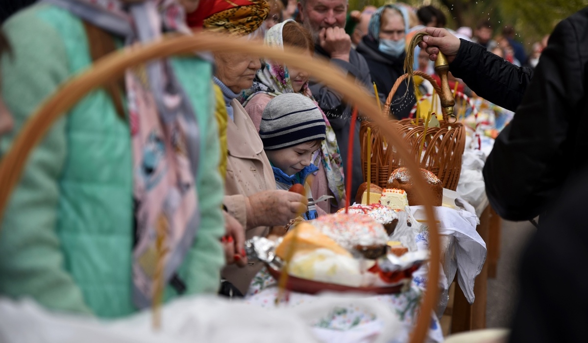 Курские православные празднуют Пасху