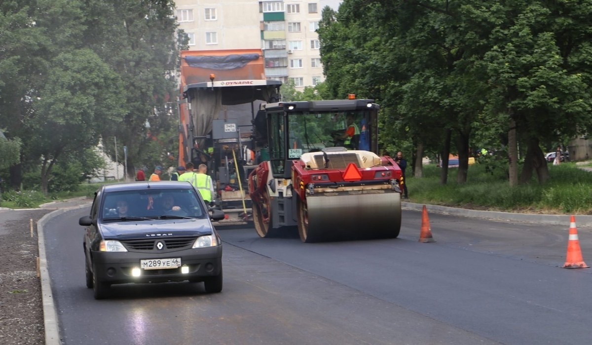 В Курске 17 июня на 6 улицах рабочие будут выполнять ремонт дорог