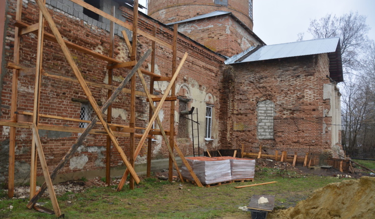 В Курской области ищут специалистов, желающих поработать над восстановлением храма