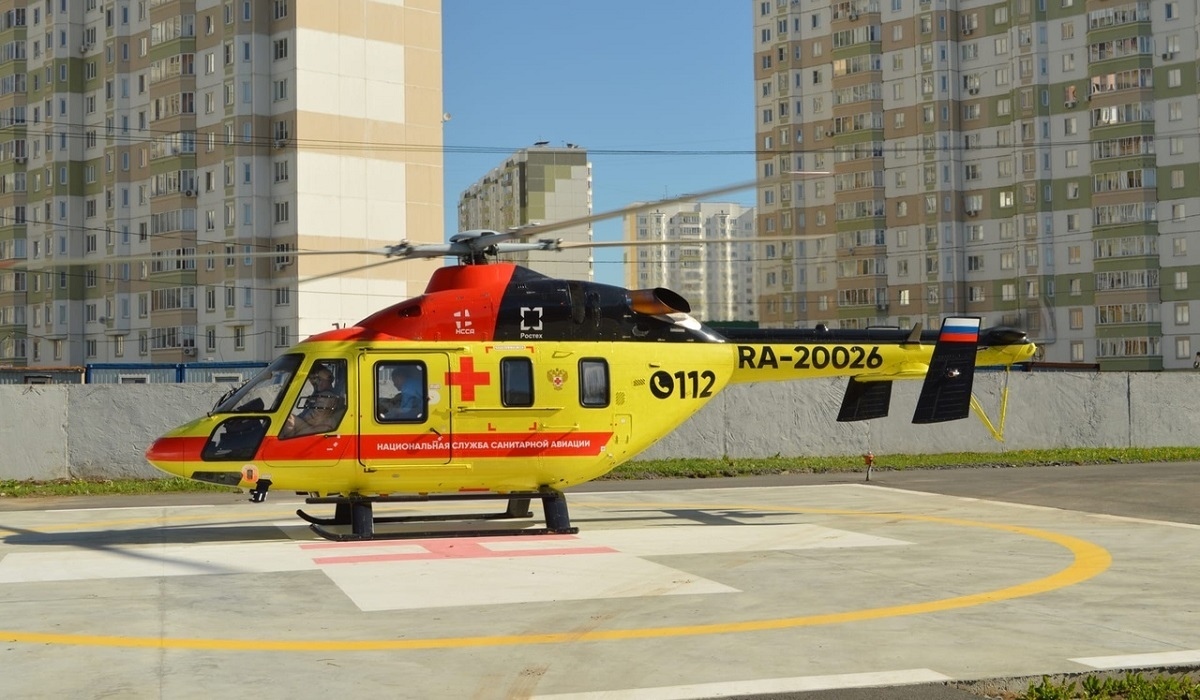 В Курской области вертолет санавиации после возобновления  работы перевез 16 пациентов