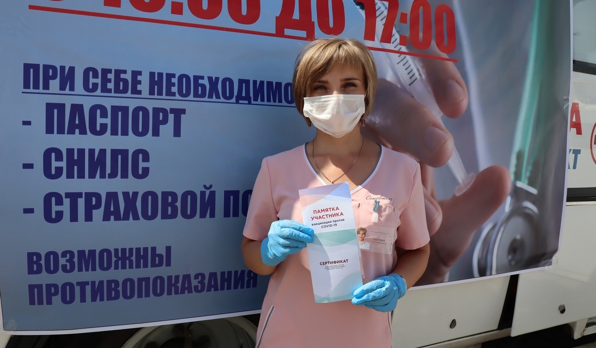На Курской Коренской ярмарке можно привиться от коронавируса и проверить здоровье легких