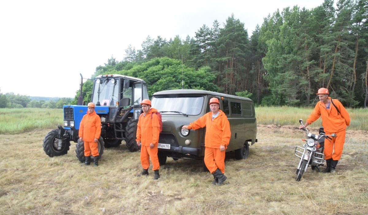 В Курской области проверили пожарную безопасность лесов