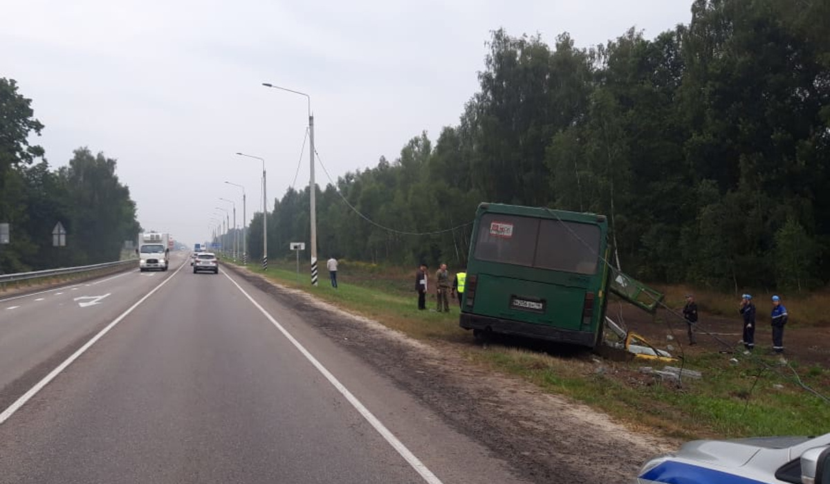 В Курской области в ДТП попал рейсовый автобус