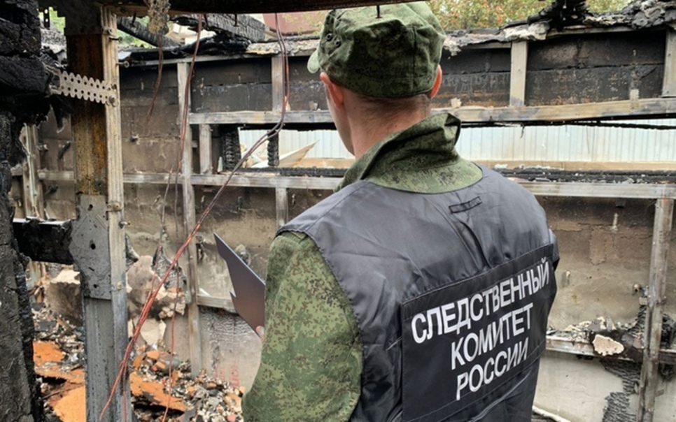 Во время пожара в Медвенском районе Курской области погибли 2 мужчины