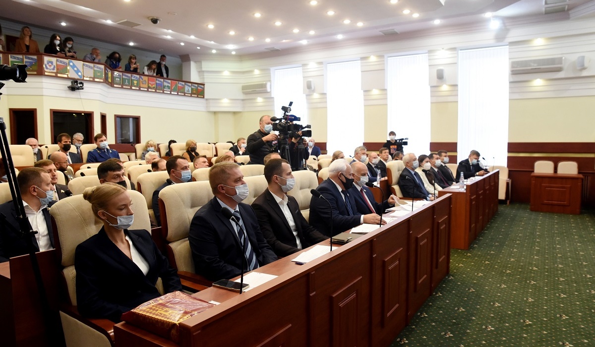 В Курске прошло первое заседание областной Думы VII созыва