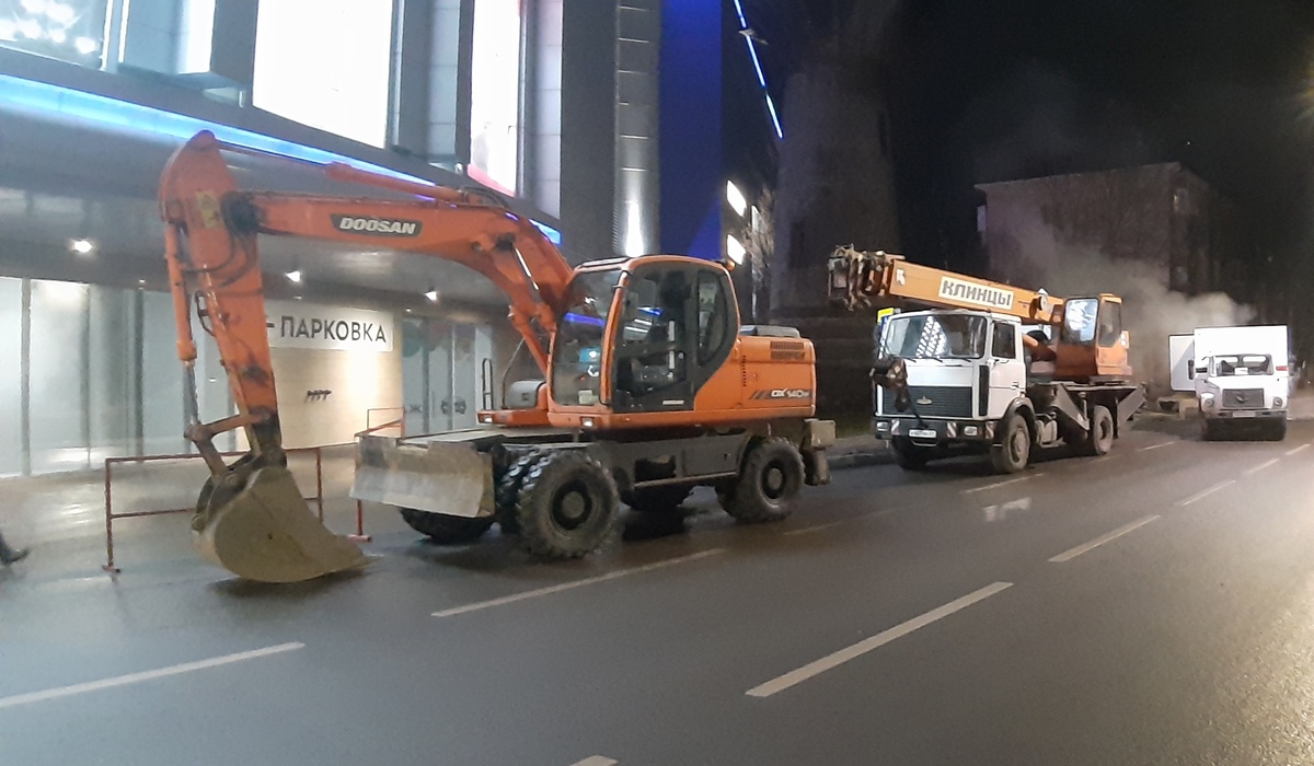 В Курске восстановили асфальтовое покрытие на улицах Радищева и Павлова