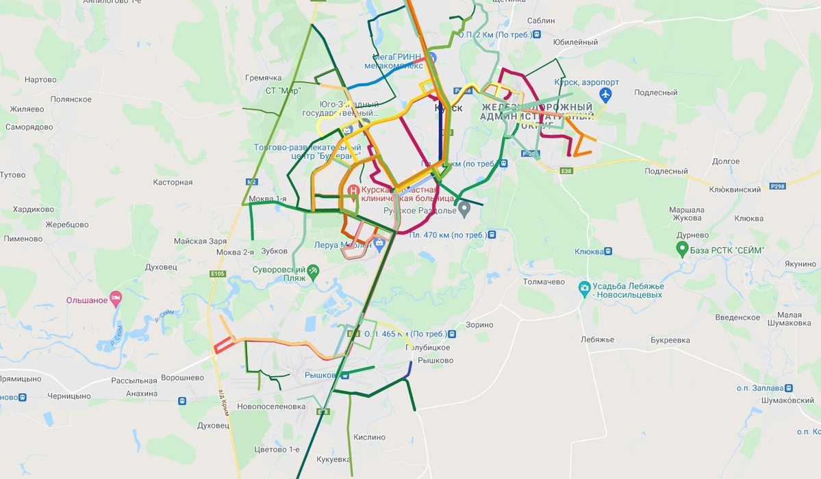 В Курске опубликовали проект новой маршрутной сети