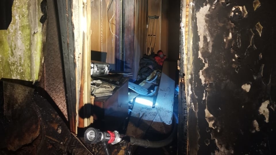 В Курске при пожаре погиб 64-летний мужчина