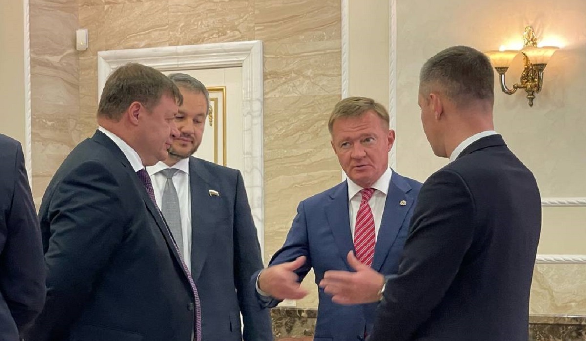 Курский губернатор встретился в Минске с Александром Лукашенко
