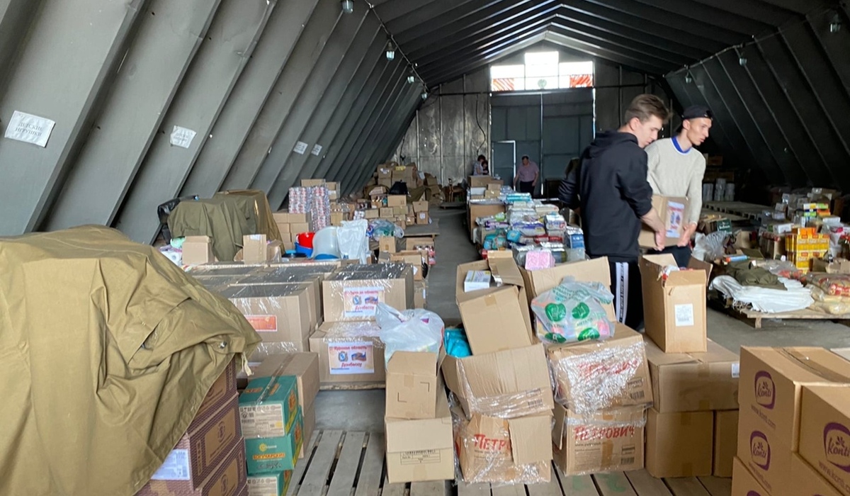 В Курске собрали более 20 тонн помощи для жителей ДНР
