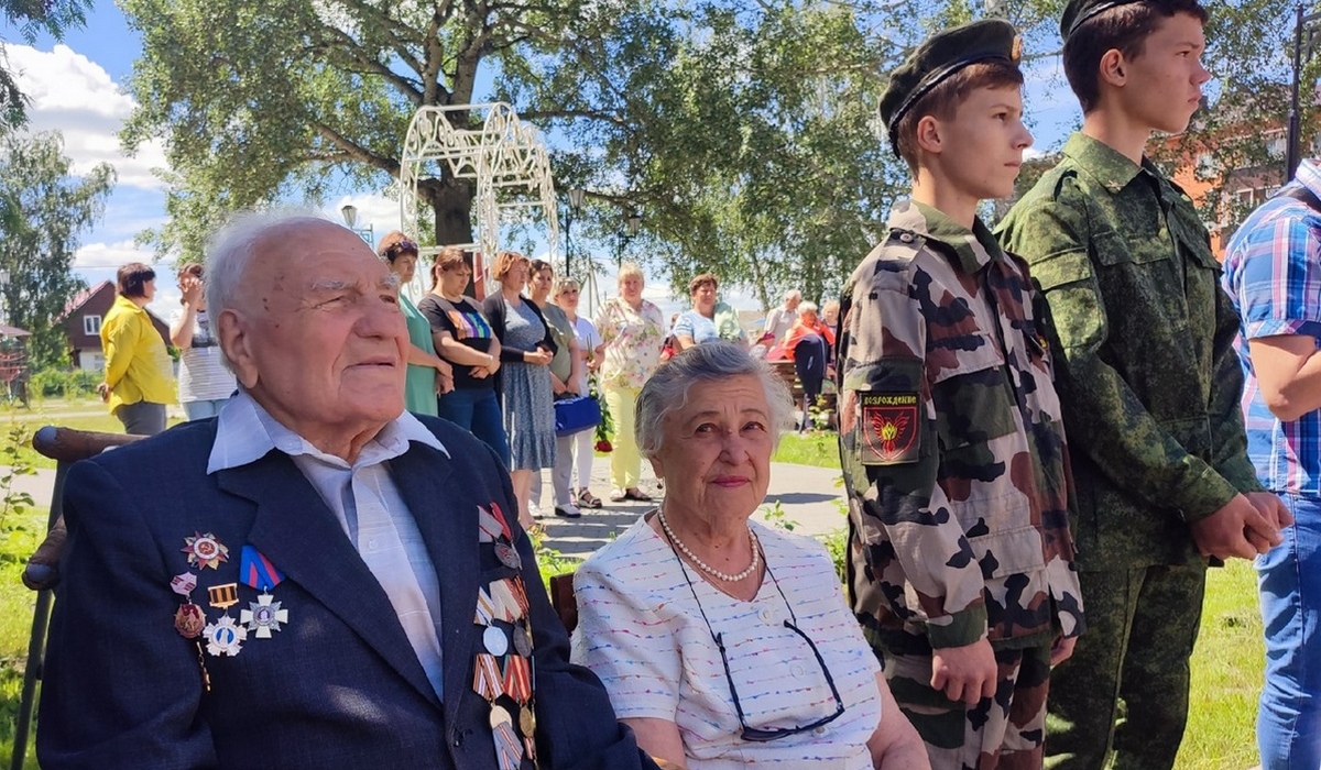В Курском районе ветеран войны Василий Киреев отметил 100-летний юбилей