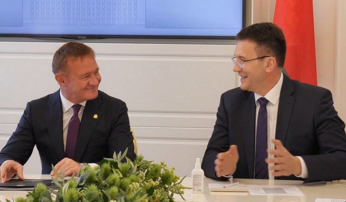 «Встречаете как близких»: курский губернатор провёл встречу с делегацией Республики Беларусь