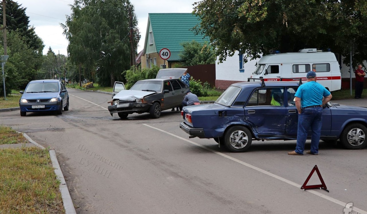 В Курской области 79-летняя пенсионерка пострадала в ДТП