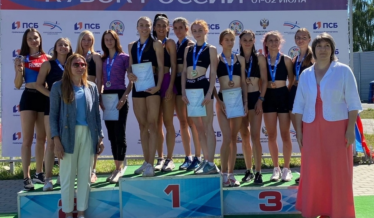 Курские легкоатлеты завоевали бронзу Кубка России