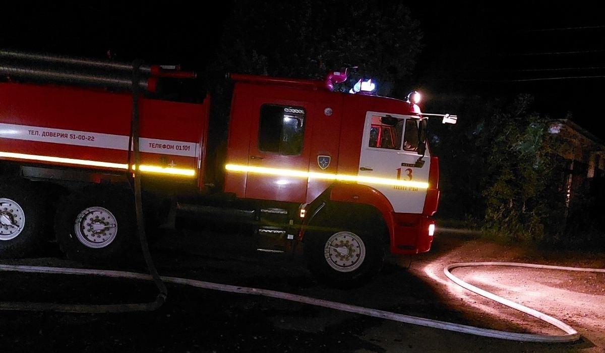 Ночью в Курской области сгорела «Лада Ларгус»