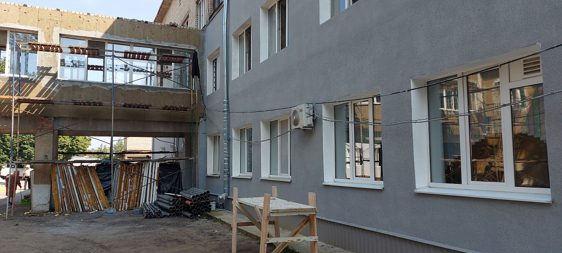 В Курской области на ремонт поликлиники Советской ЦРБ направили более 80 миллионов рублей