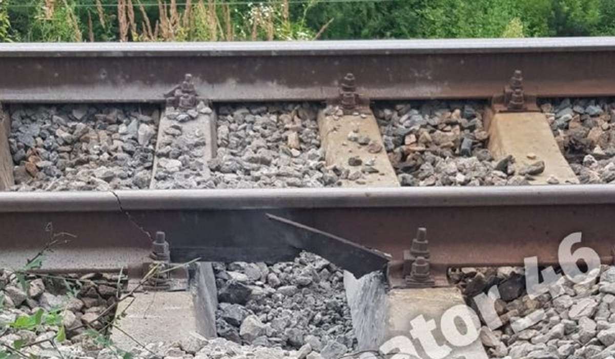 В Курской области обнаружено повреждение на железной дороге