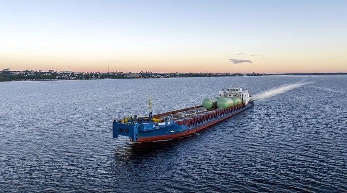 Оборудование для энергоблока №2 Курской АЭС-2 отправили по воде в Курчатов