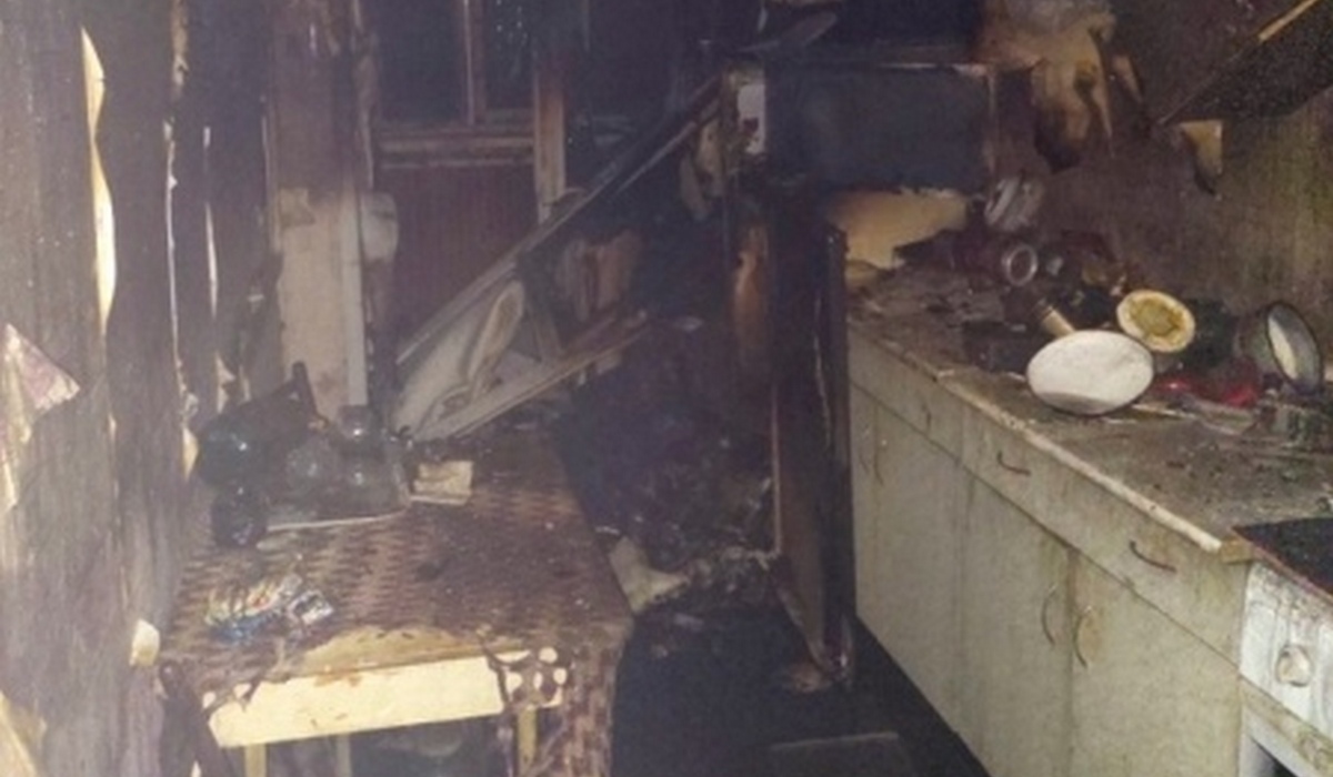 В Курске при пожаре эвакуировали 15 жильцов дома