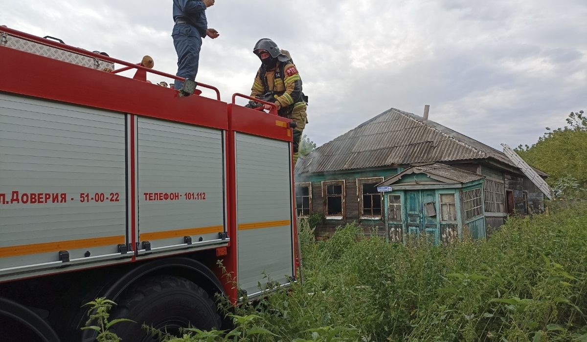 В курском селе Куськино при пожаре погибли 2 человека