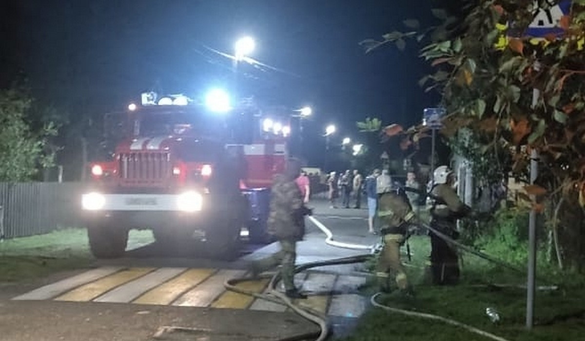В Курской области на пожаре пострадал 54-летний мужчина