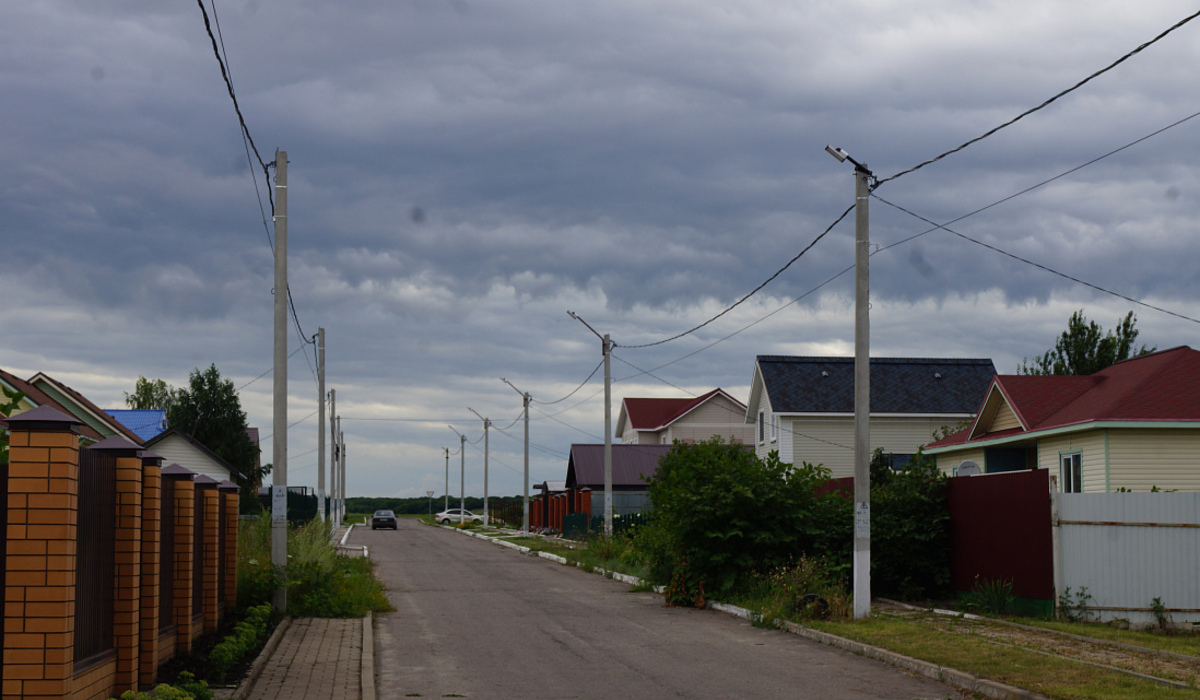 В Мантуровском районе Курской области установили 516 светодиодных фонарей