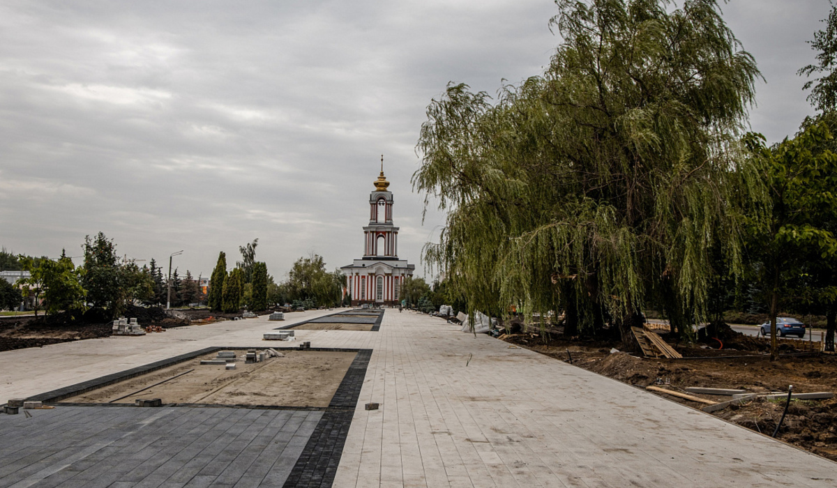 В Курске территорию около Триумфальной арки планируют благоустроить до конца 2022 года