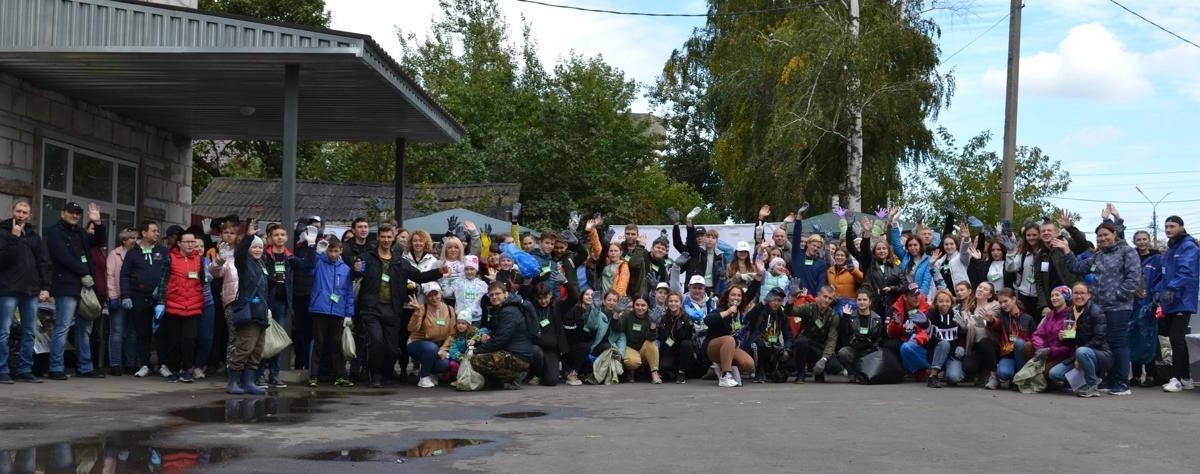 В Курске собрали 4 тонны мусора в рамках экологического субботника «Зеленая Россия»