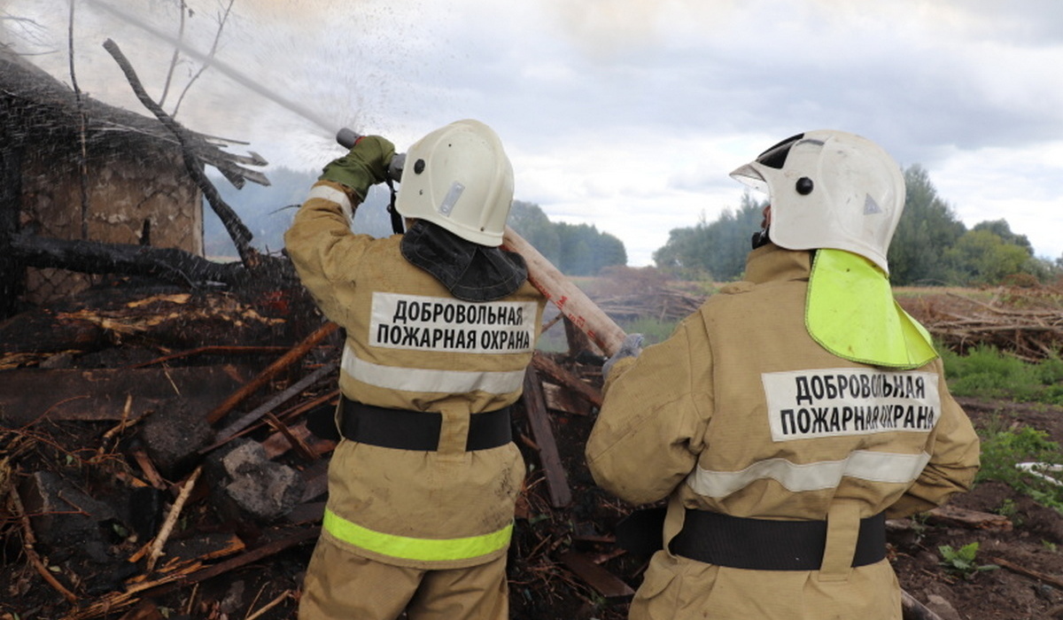 В Курской области выбрали лучших добровольных пожарных