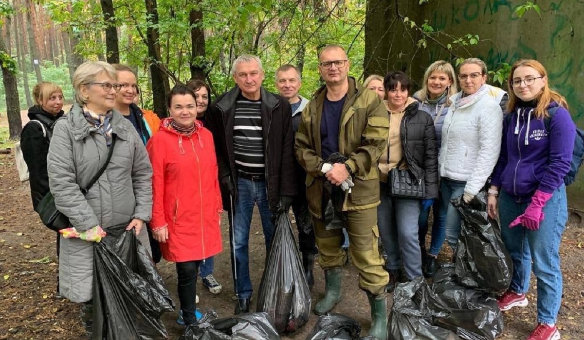 Участники субботника в Курске собрали 46,2 кубометра мусора