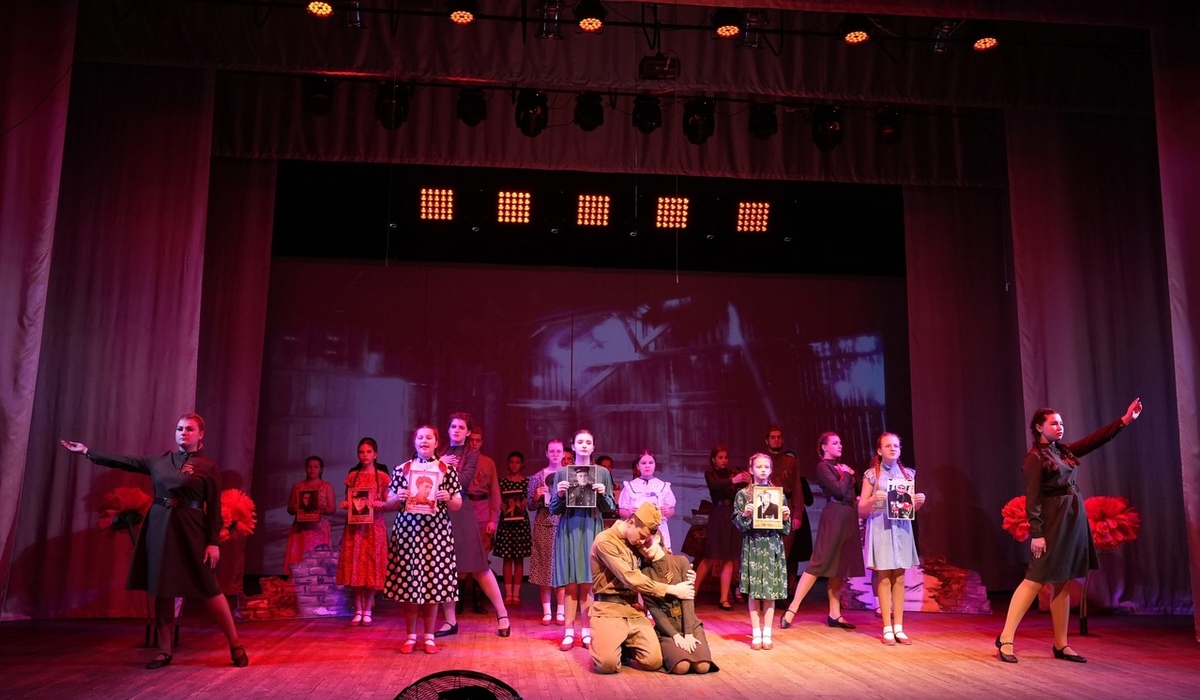 Куряне показали театрализованную постановку о Великой Отечественной войне