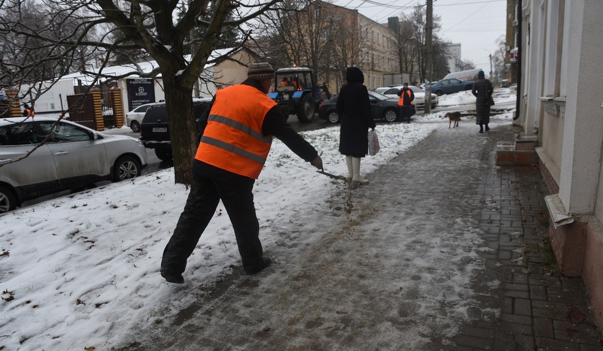 24 ноября в Курской области ожидается мокрый снег, дождь и гололед