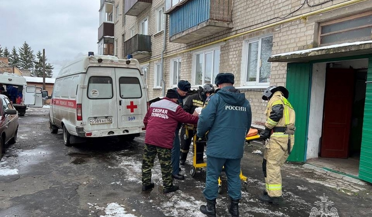 В Курской области в квартире люди потеряли сознание