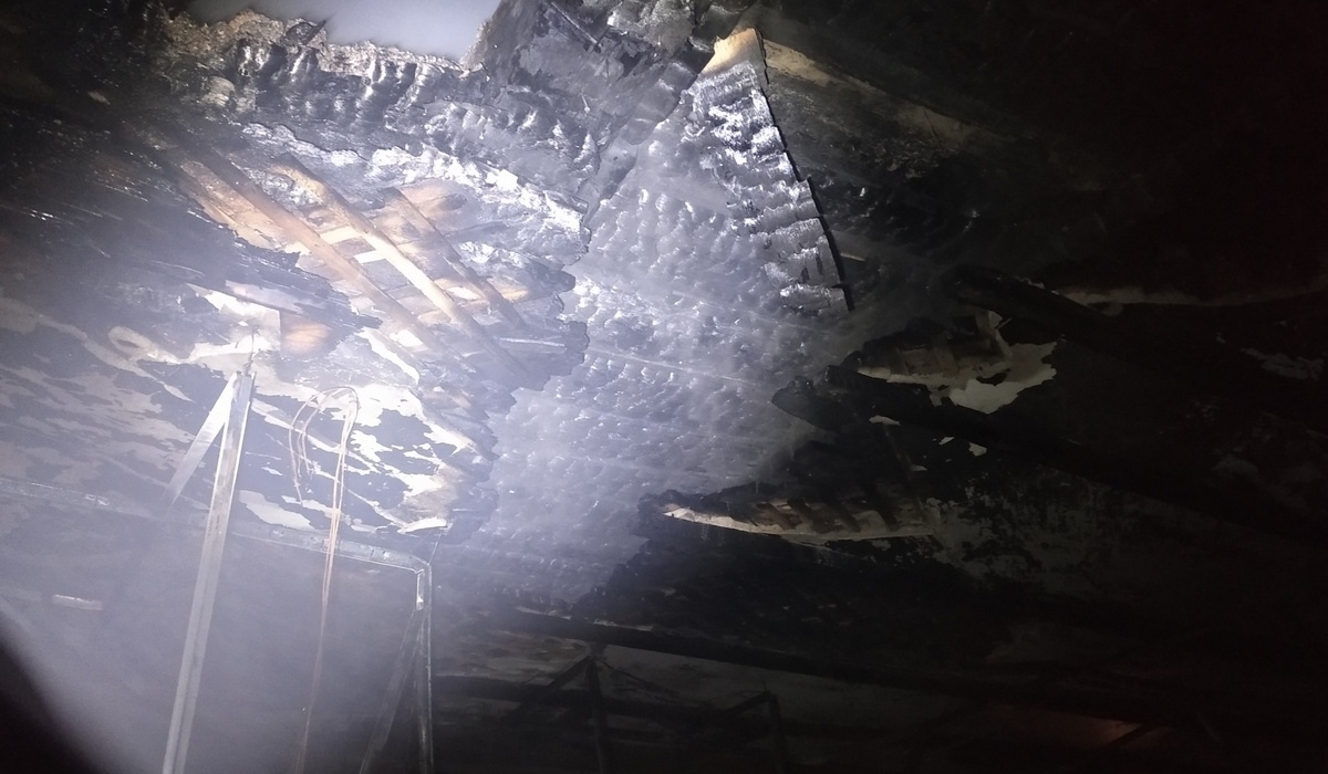 Ночью 2 ноября тушили пожар во Льгове Курской области