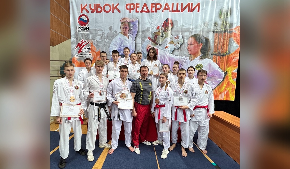 Курские каратисты завоевали 19 медалей на Кубке Федерации