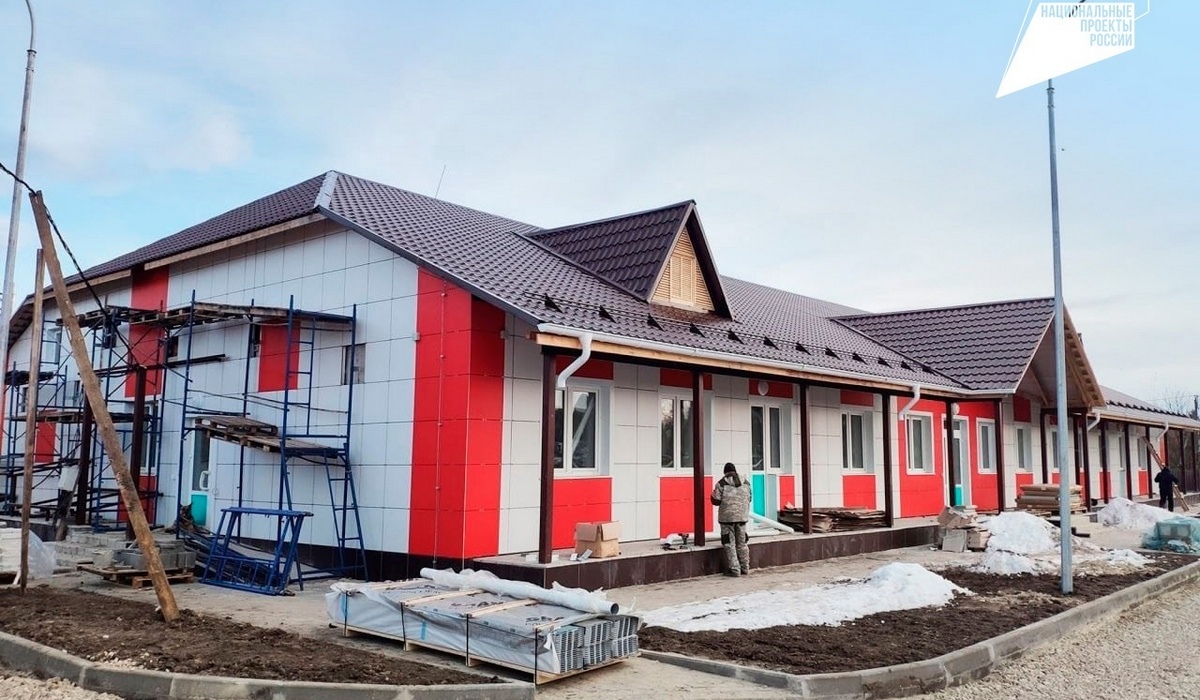 В Курской области строительство нового корпуса интерната для престарелых завершат в апреле