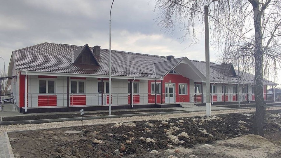 В Глушковском районе завершается строительство нового корпуса интерната