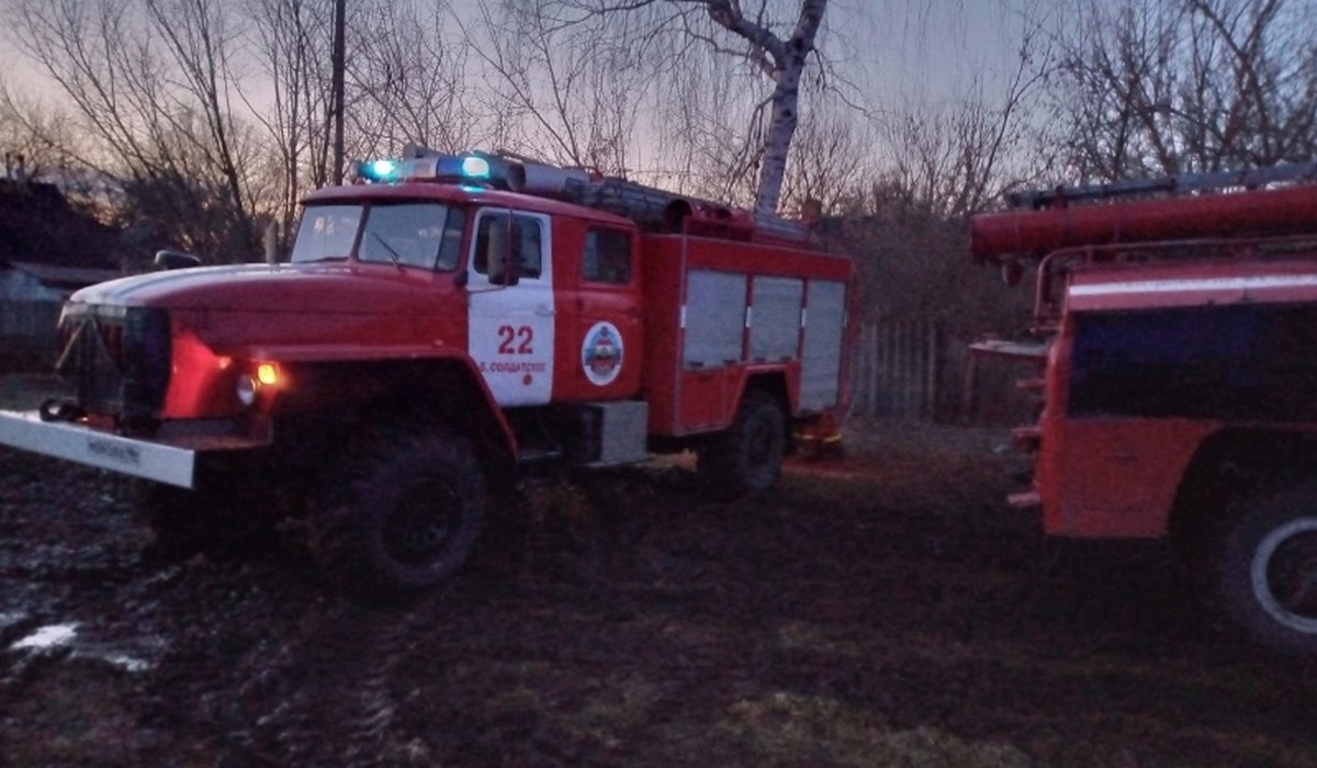 В деревне 1-й Косторной Курской области при пожаре погиб мужчина