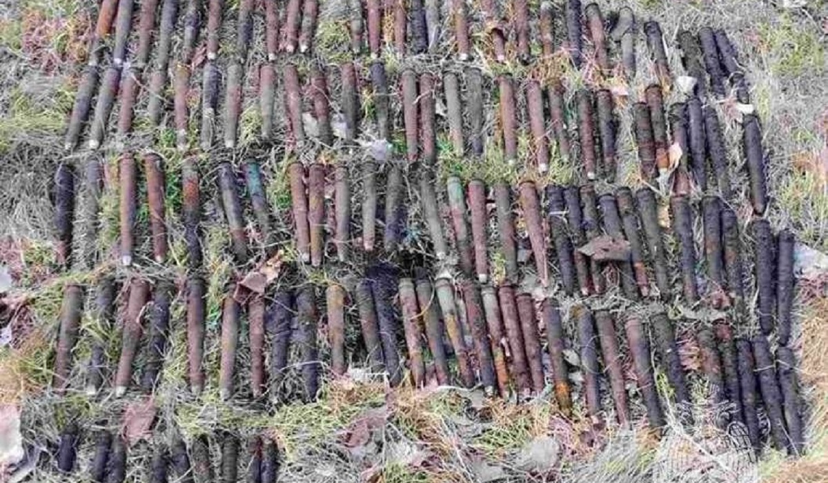 В селе Курской области нашли 119 снарядов времён ВОВ