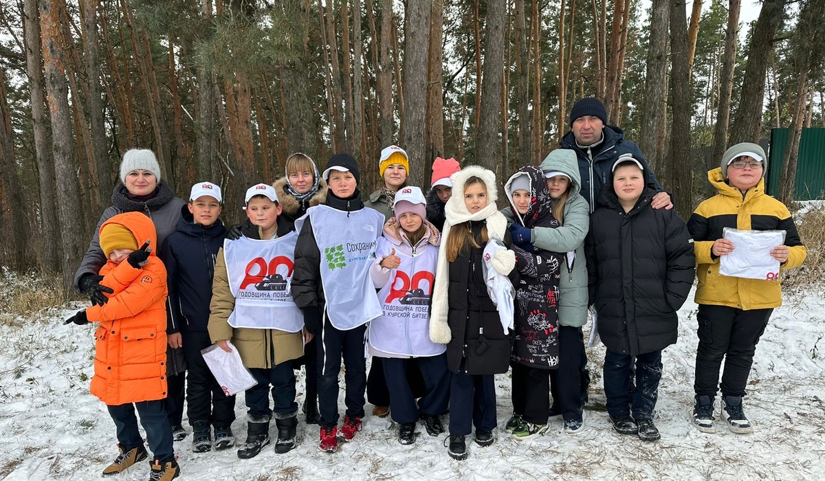 Для курских школьников проводят экскурсии по зимнему лесу