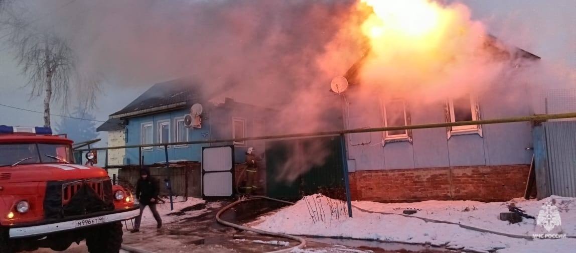 За минувшие сутки в Курской области произошло два пожара