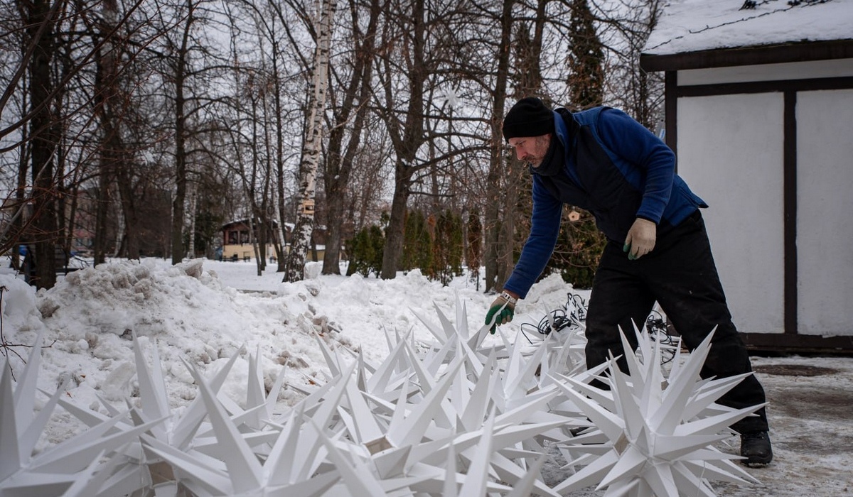 В Курске Первомайский парк украсят по мотивам сказки «Морозко»