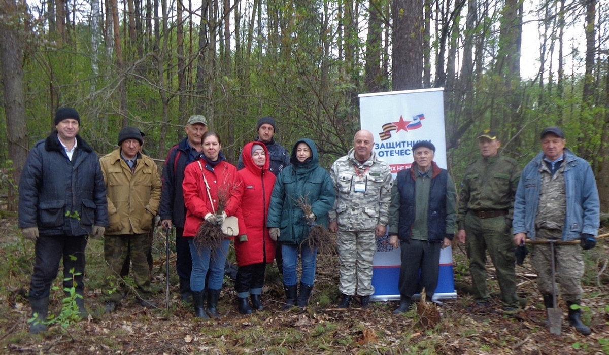 В Железногорском и Льговском районах Курской области прошли акции «Сад Памяти»