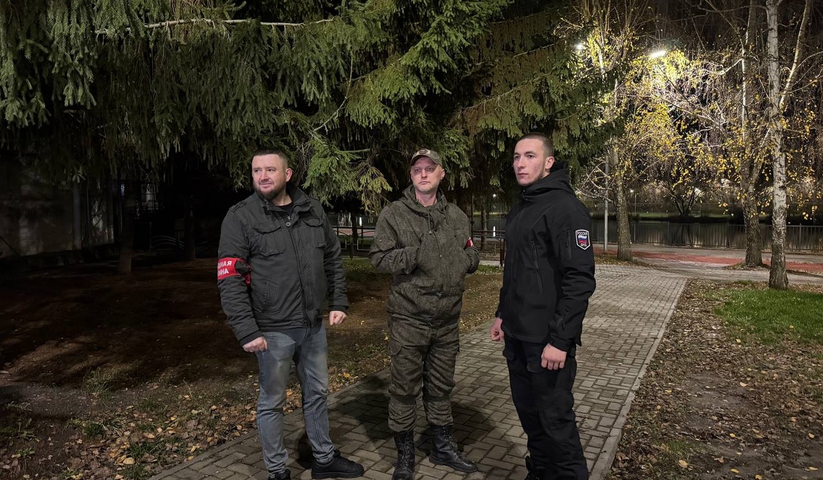 В Курске народные дружинники вышли на патрулирование парков и скверов